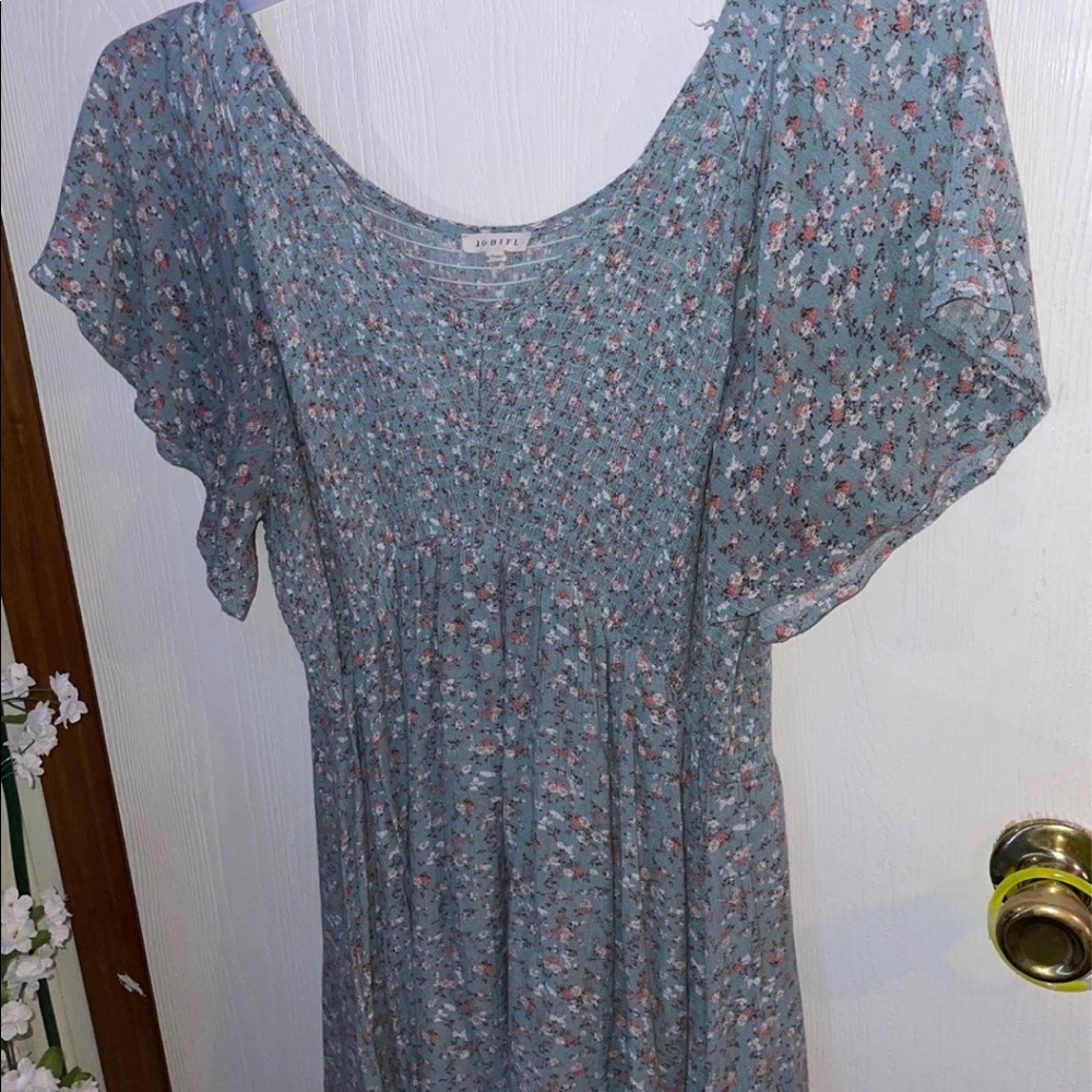 Green Floral Dress
